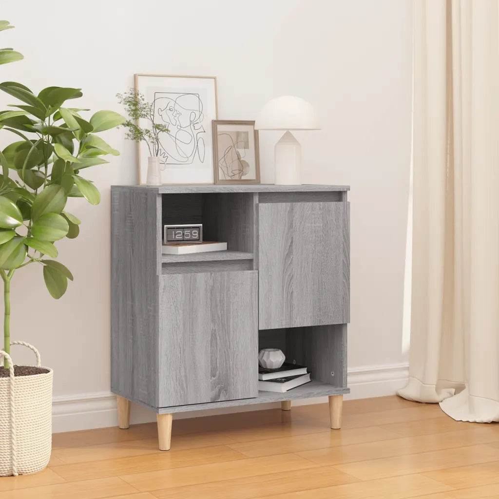 Credenza Grigio Sonoma 60x35x70 cm in Legno Multistratocod mxl 79277