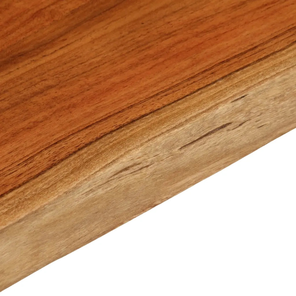 Piano Tavolo | Superficie Tavolo | Piano Scrivania 60x40x3,8 cm Rettangolare Legno Acacia Bordi Vivi