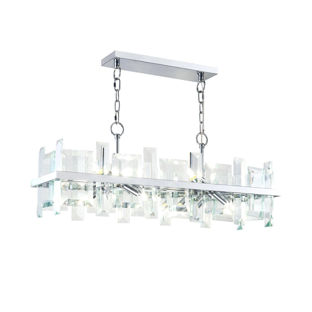 Lampada pendente Modern in Metallo Cerezo Cromo