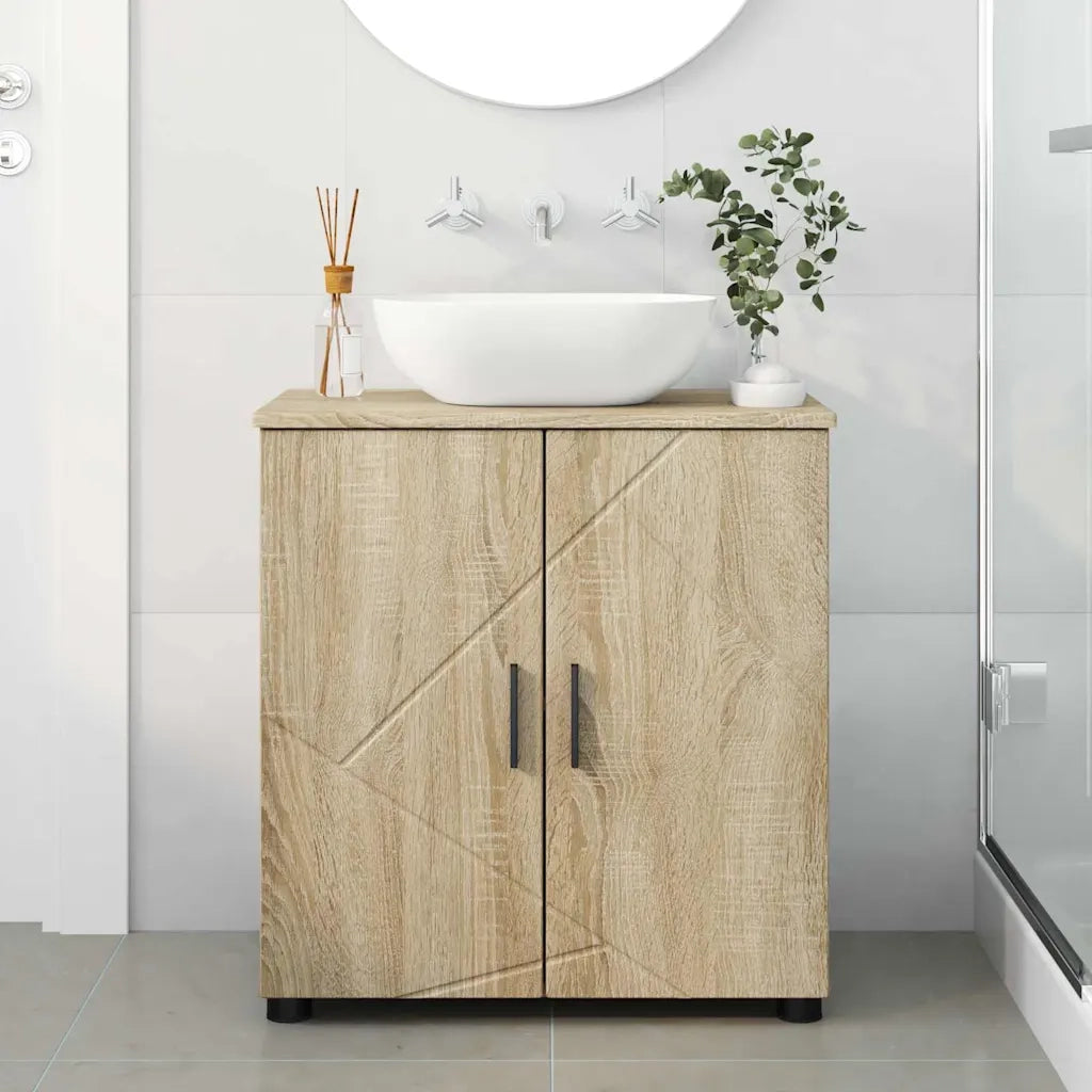 Mobile da Bagno con archiviazione Rovere Sonoma 61 x 35 x 64 cm
