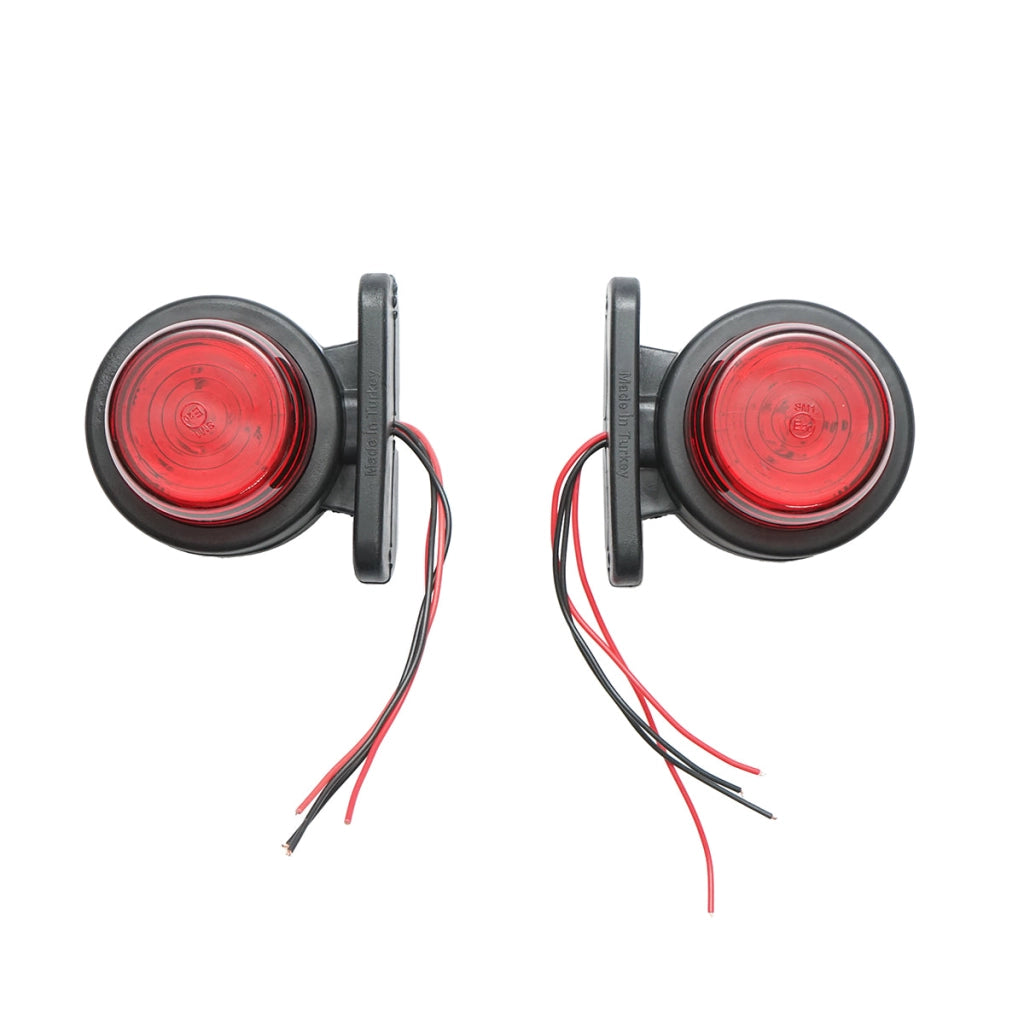Luci di posizione laterali con LED 12/24V, rosso-bianco Breckner Germany