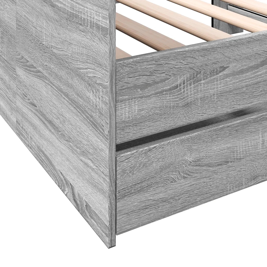 Divano Letto con Cassetti senza Materasso 100x200 cm