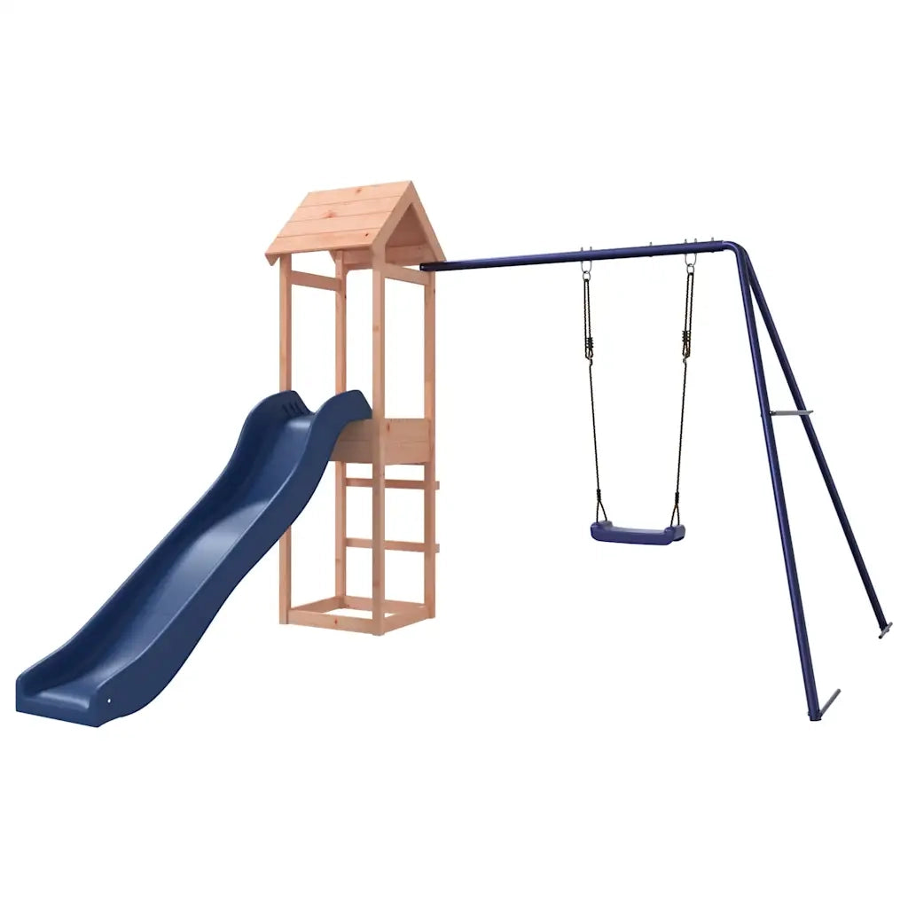Set da Gioco da Esterno in Legno Massello di Douglas