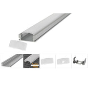 KIT PROFILO 18X7MM PER NASTRI LED 200CM CON COVER