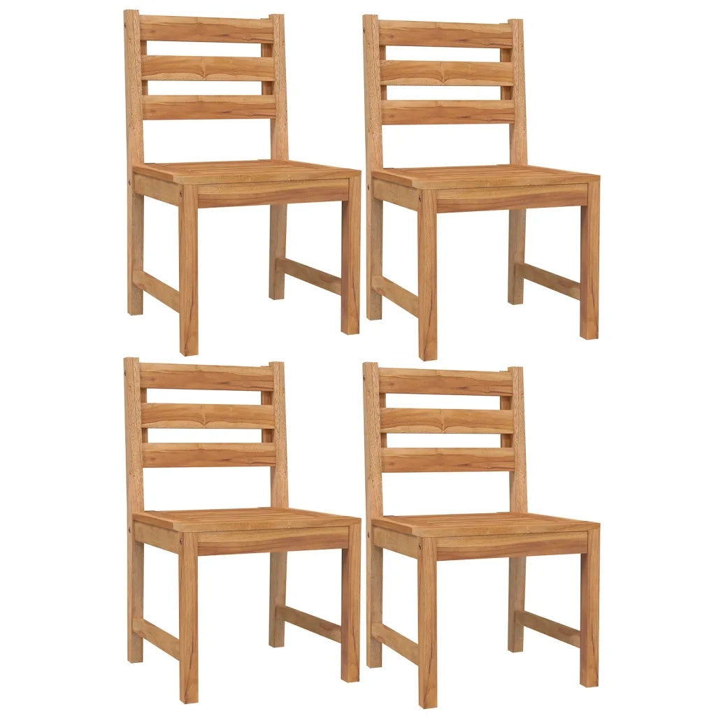 Set da Pranzo per Giardino 5 pz in Legno Massello di Teak 3157185