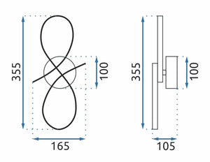 Lampada Led App1050-w Black