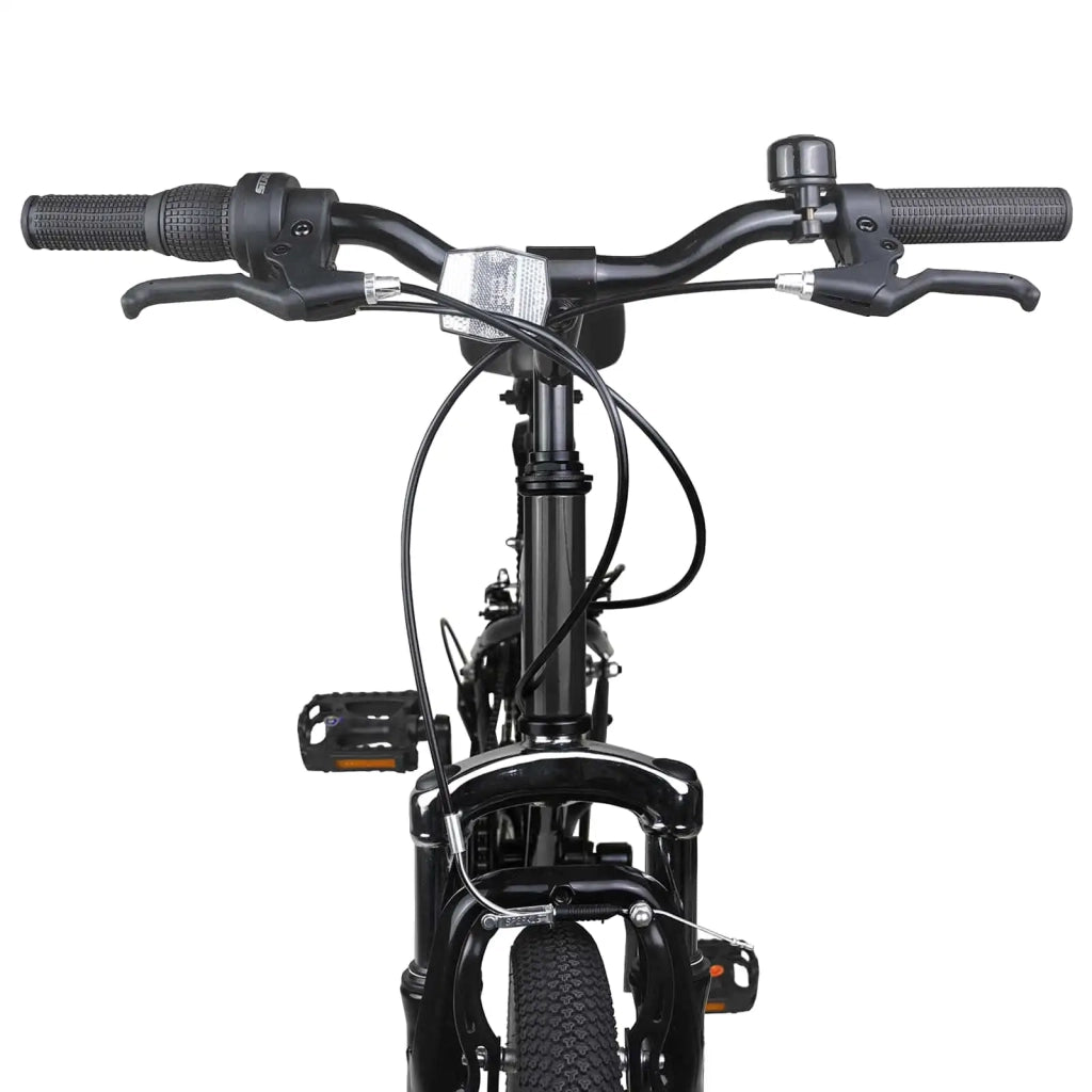 Kids Mountain Bike 24 Pollici 6-Speed per 8-12 anni Nero