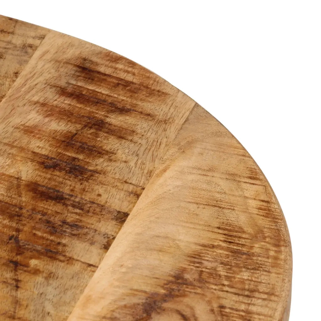 Tavolo da Salotto 45x45x40cm in Legno Massello di Mango e Ferro 371969