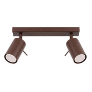 Plafoniera RING 2 marrone