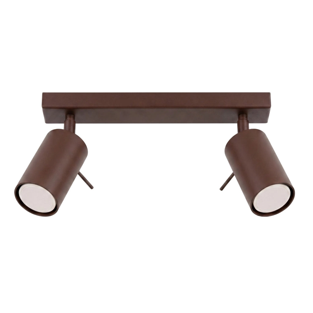 Plafoniera RING 2 marrone