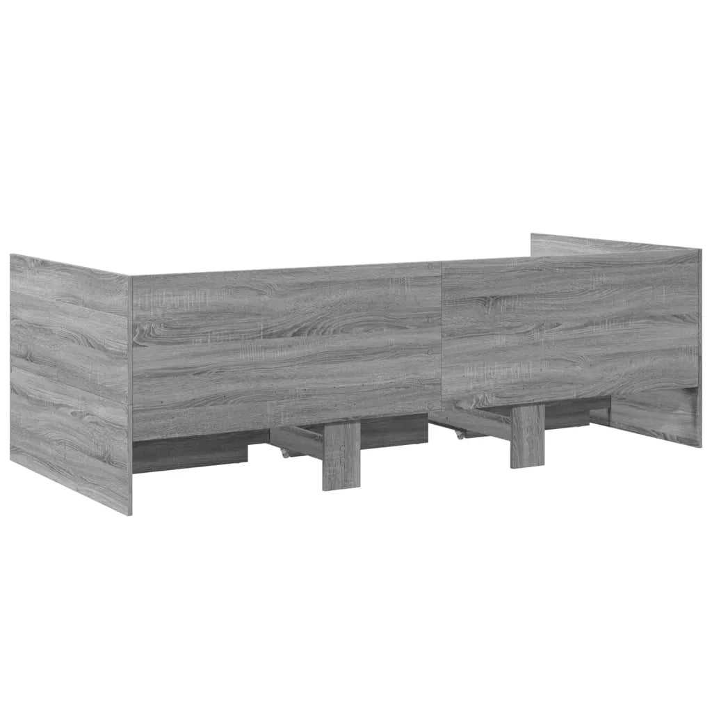 Divano Letto con Cassetti senza Materasso 90x190 cm 3280830
