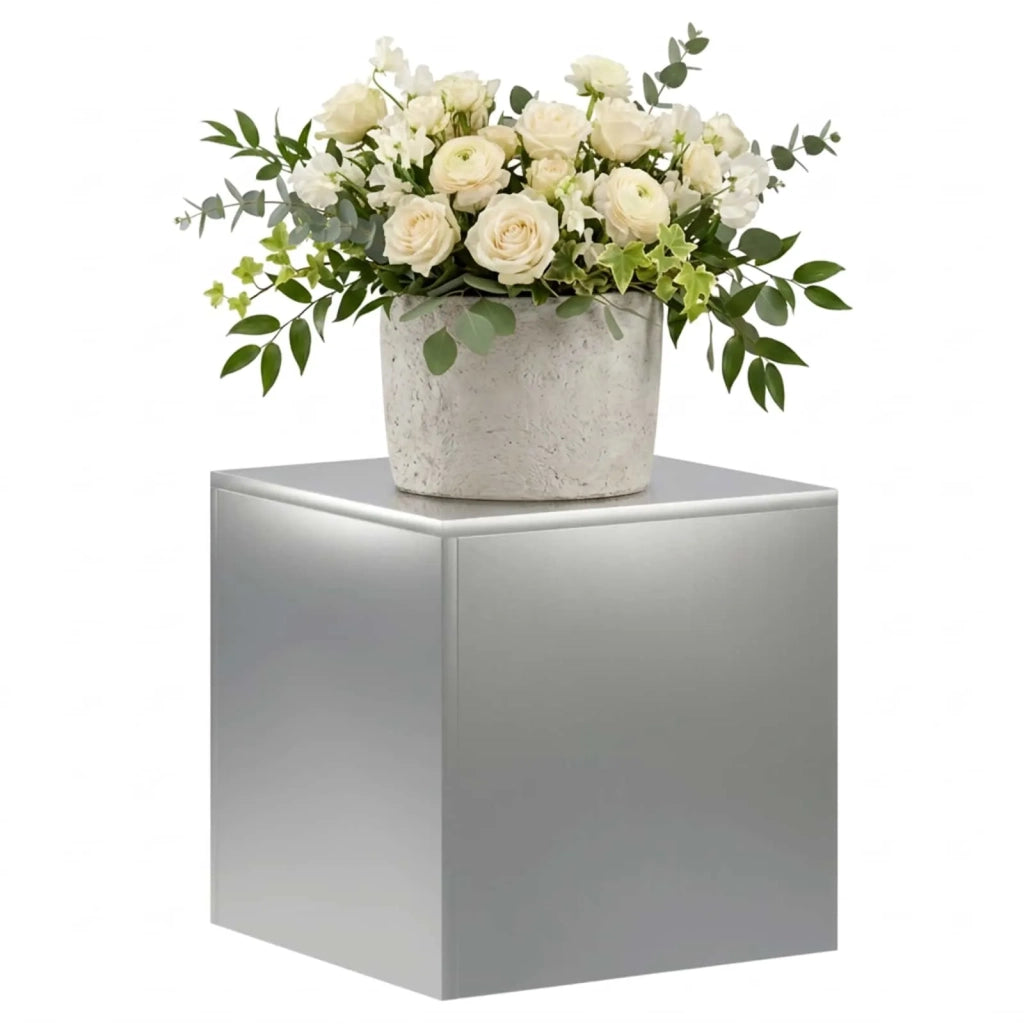 Supporto per piante Argento 40 x 40 x 40 cm Acciaio 8012526