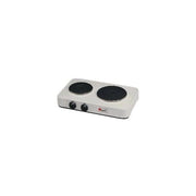 Fornello elettrico a 2 piastre elettriche, potenza 1000 e 1500 watt, Ø piastre 145 e 180 mm. - 8052780601146