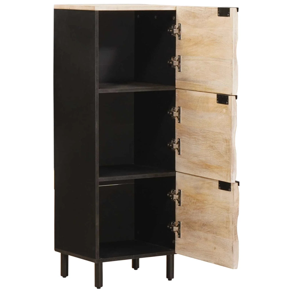 Credenza con porta-Buffet-Armadio da cucina Finitura Bianco Lavato 40 x 33,5 x 110 cm