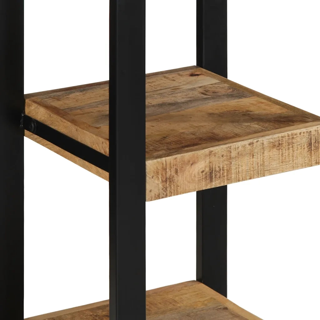 Mensola da Parete 35x35x100cm in Legno Massello di Mango Grezzo 4015935
