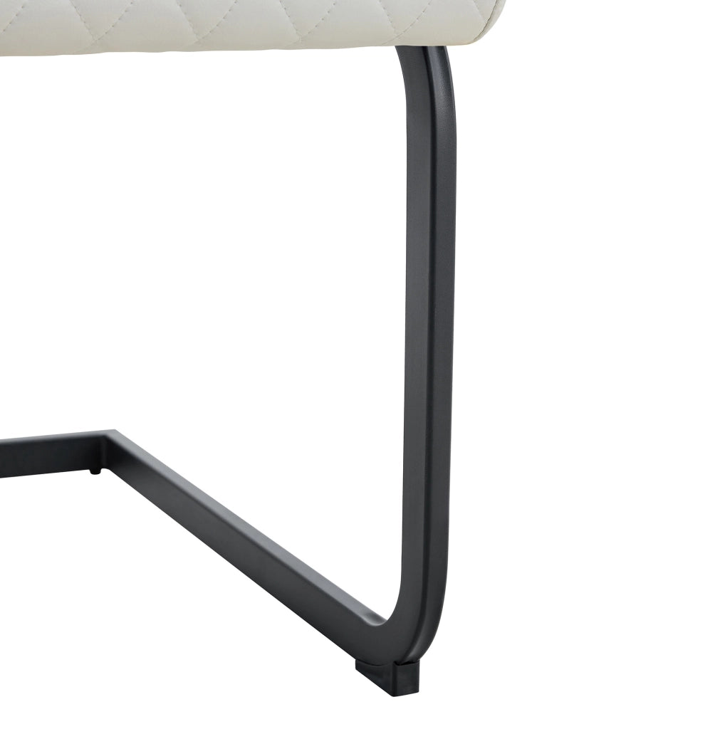 Set tavolo e sedie rotondo 60 cm MDF bianco e nero per 2 persone