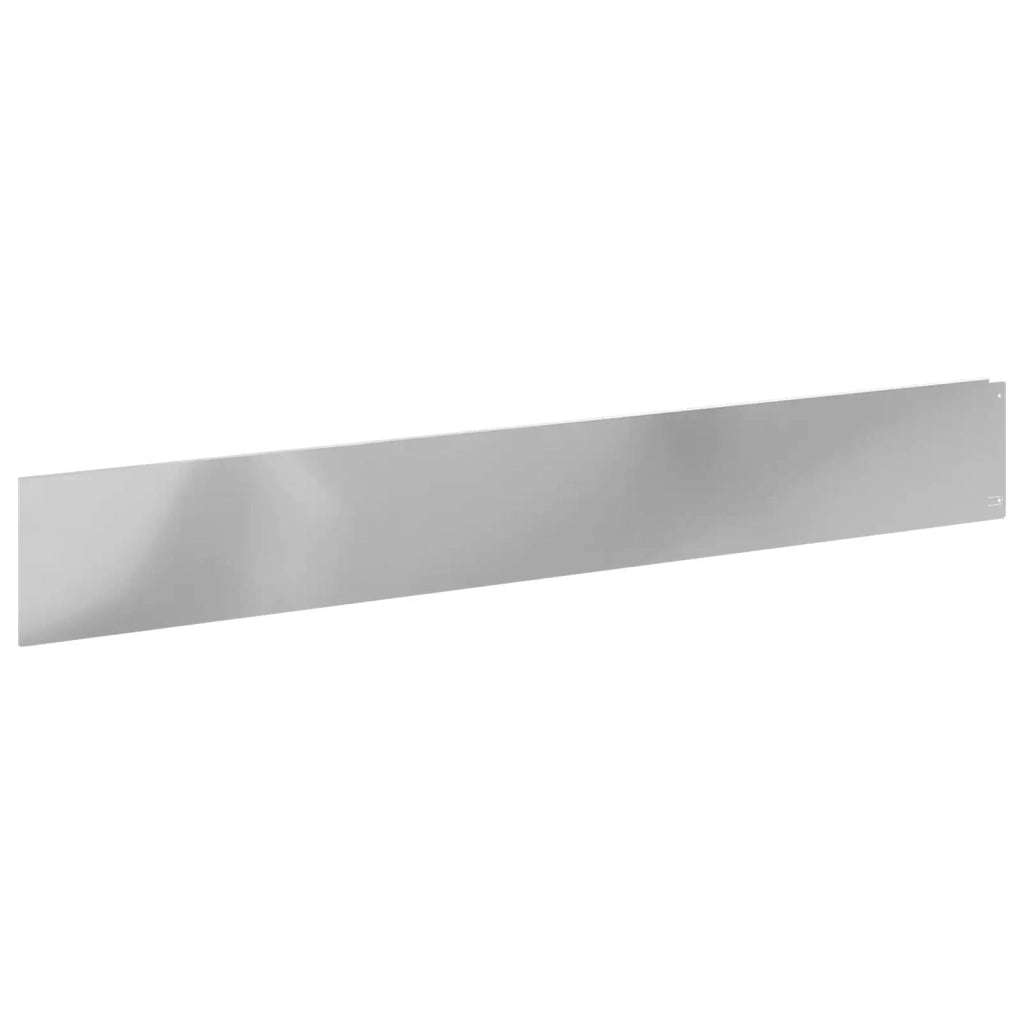 Bordura per Prato 30 pcs 100 x 15 cm Acciaio Argento 8008829