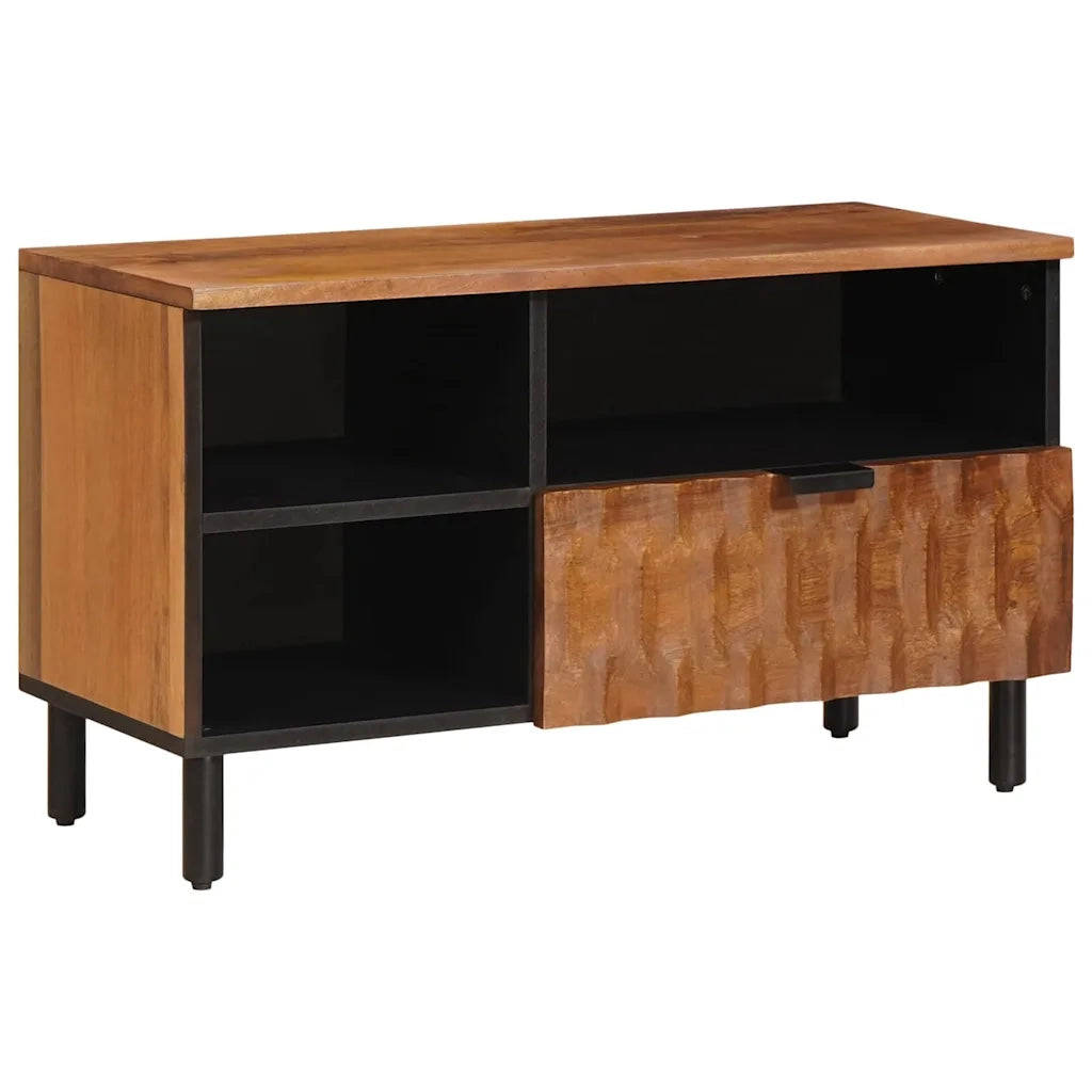 Mobile TV con cassetto Finitura Marrone Acacia 80 x 33 x 46 cm 4017917
