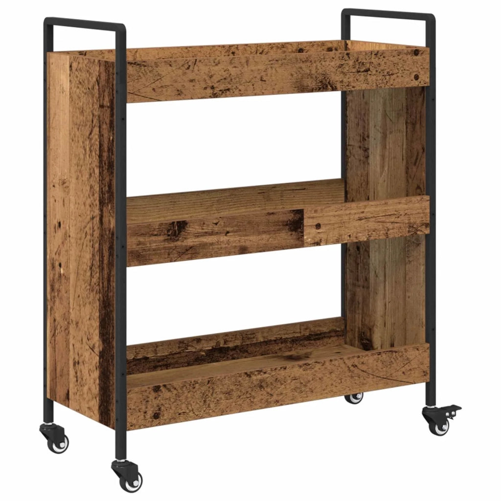 Carrello da Cucina Legno vecchio 70 x 30 x 82 cm CFW9121030