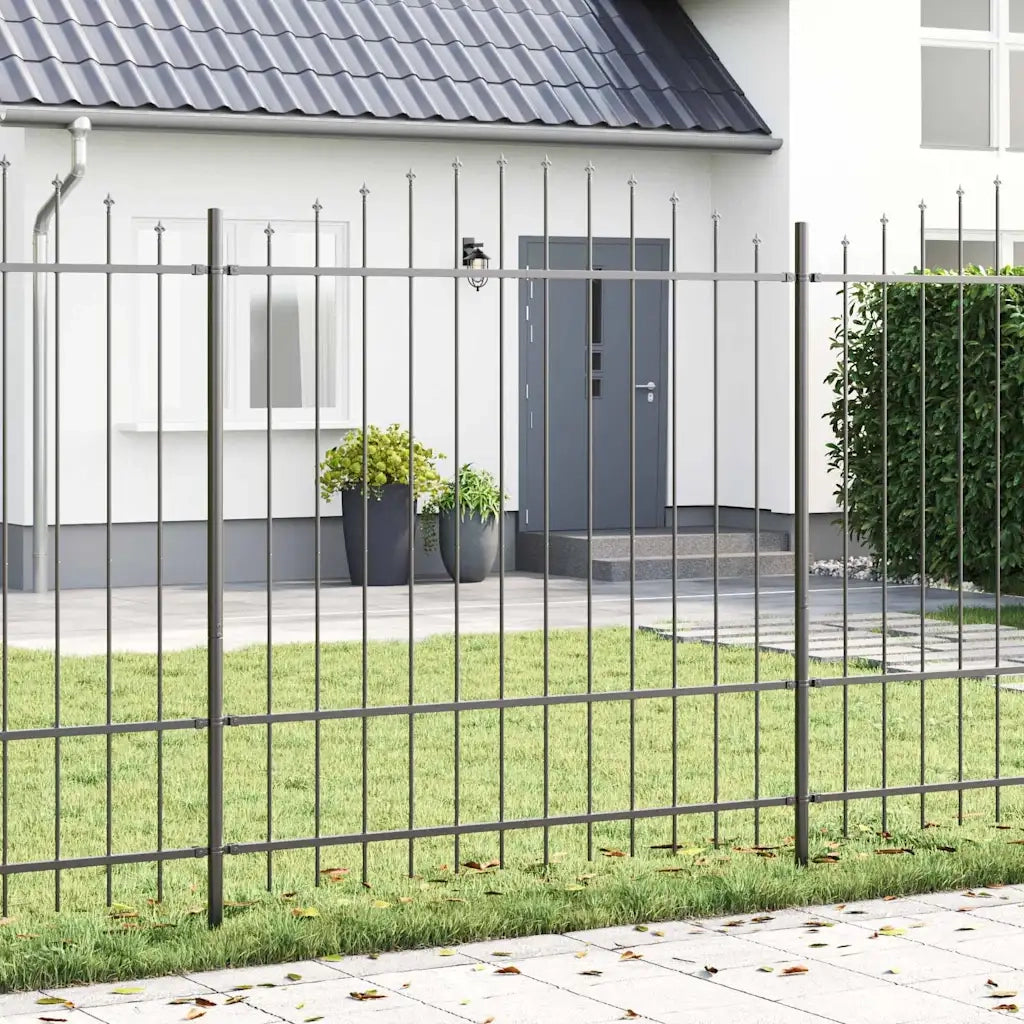 Recinzione per Giardino 5 pcs Grigio 170 x 215 cm