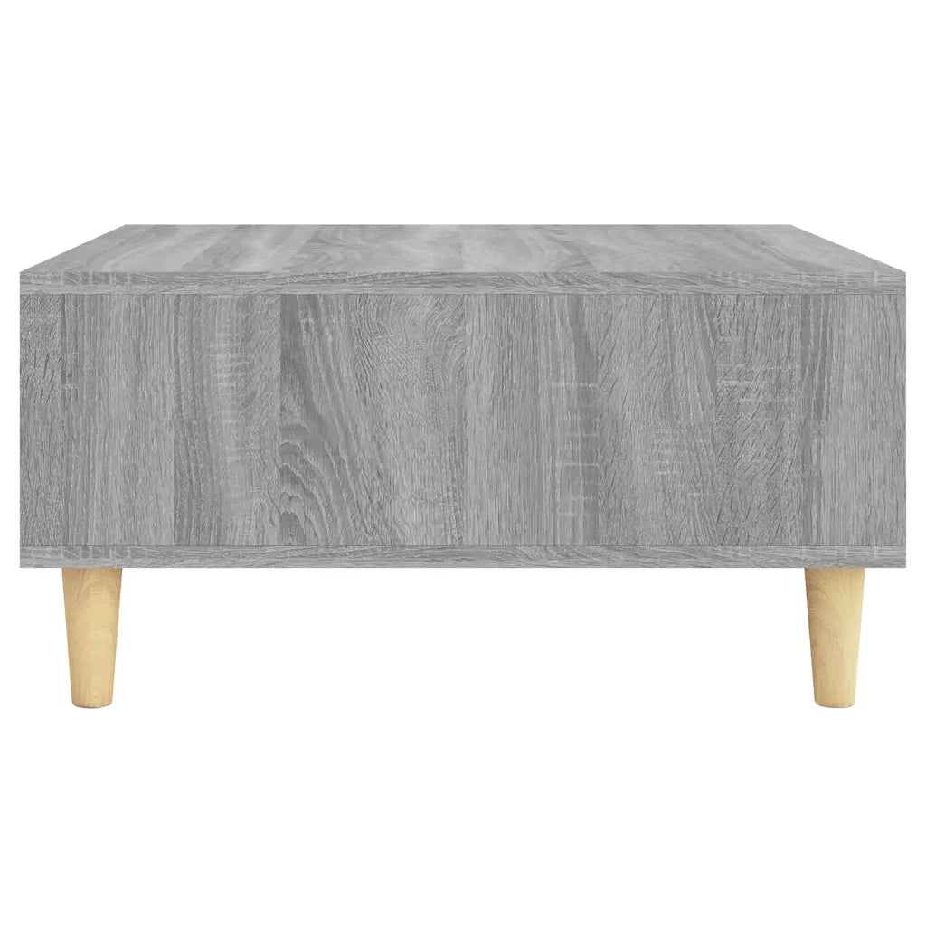 Tavolino da Salotto-Tavolino da soggiorno-Tavolo Grigio Sonoma 60x60x30 cm in Truciolato 120641