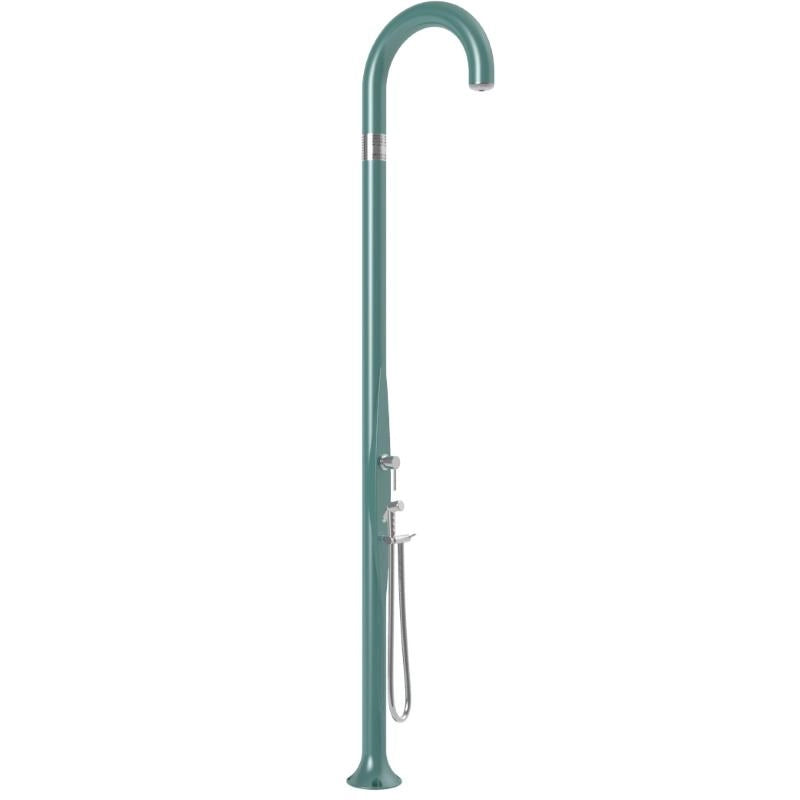 Doccia Tradizionale In Polietilene Funny Yin Top Line Con Doccetta E Miscelatore Colore Smerlado Cv-T145-Tl/6700