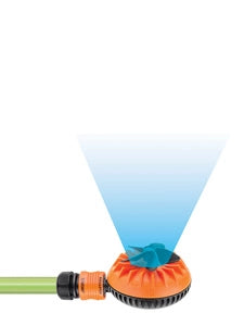 IRRIGATORE STATICO PER PICCOLE AREE CON GETTO A PIOGGIA NATURALE CLABER ROLLINA