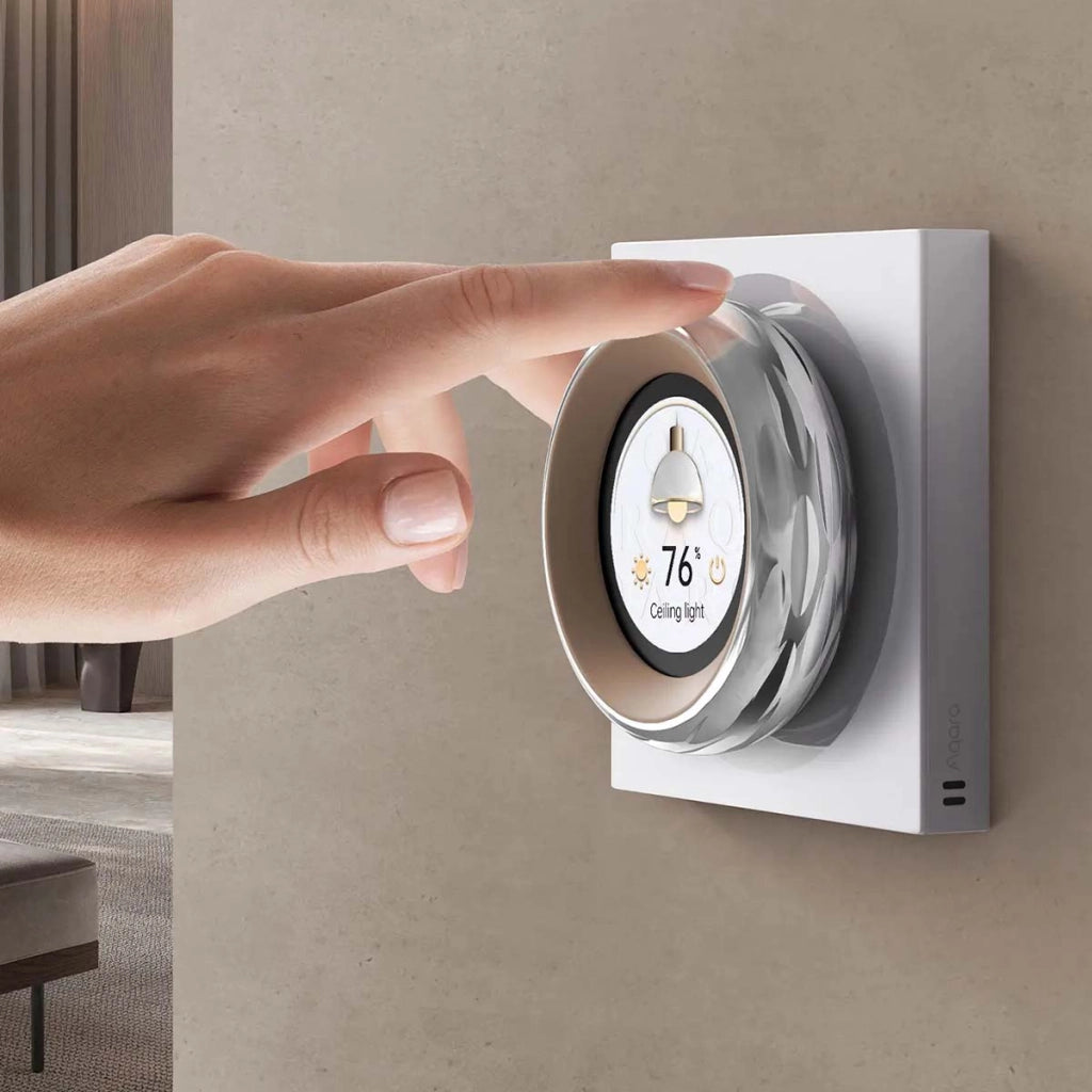 Rotella interruttore tattile connessa con sensori e schermo personalizzabile Bianco Aqara