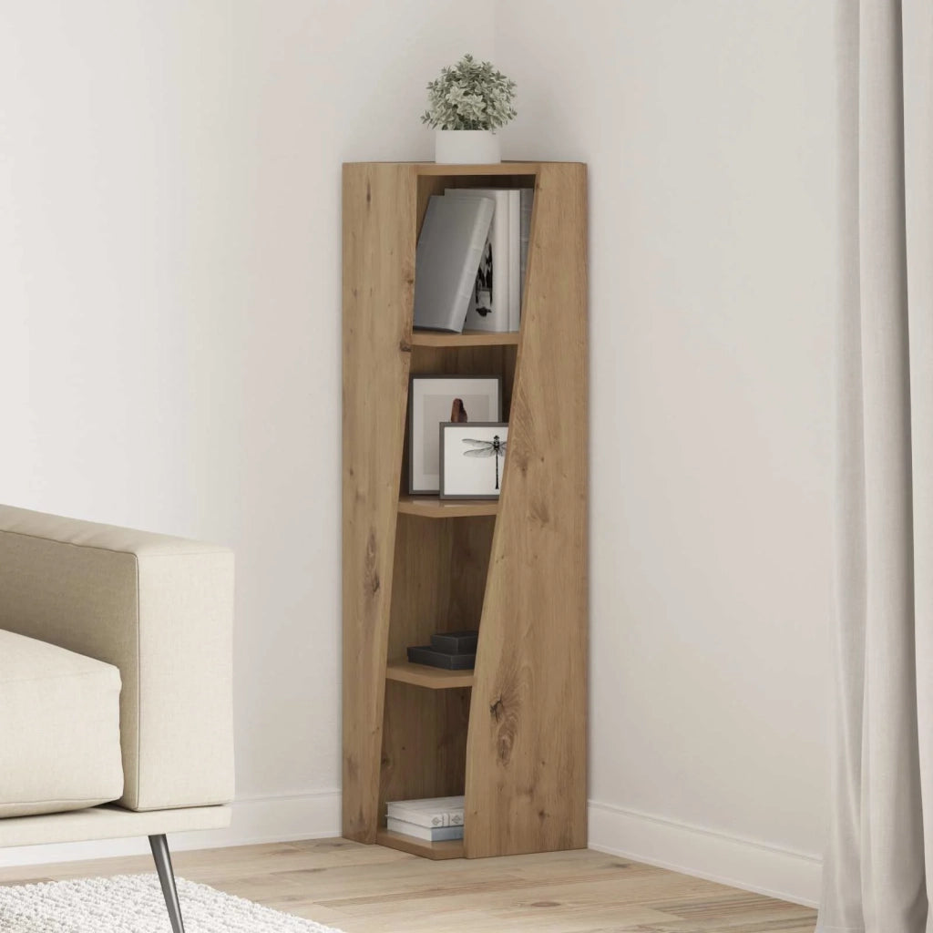 Mobile angolare 27,5x27x102cm Legno ingegnerizzato 889854