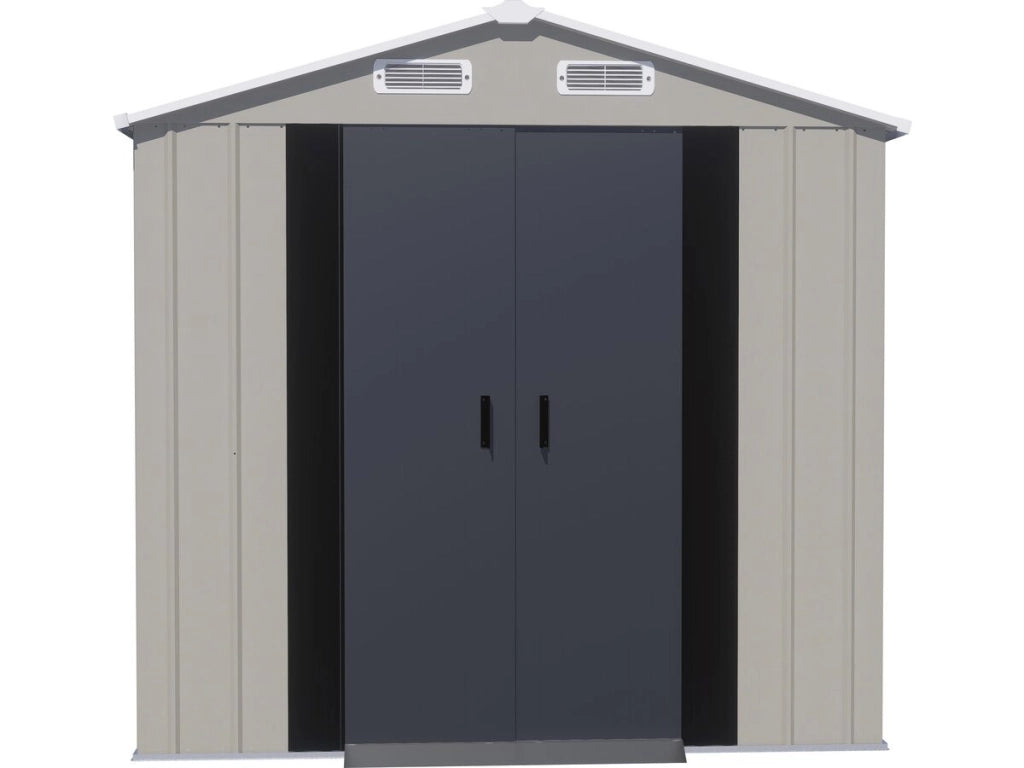 Casetta da giardino in metallo "Nebraska" - 4,12 m² - Grigio