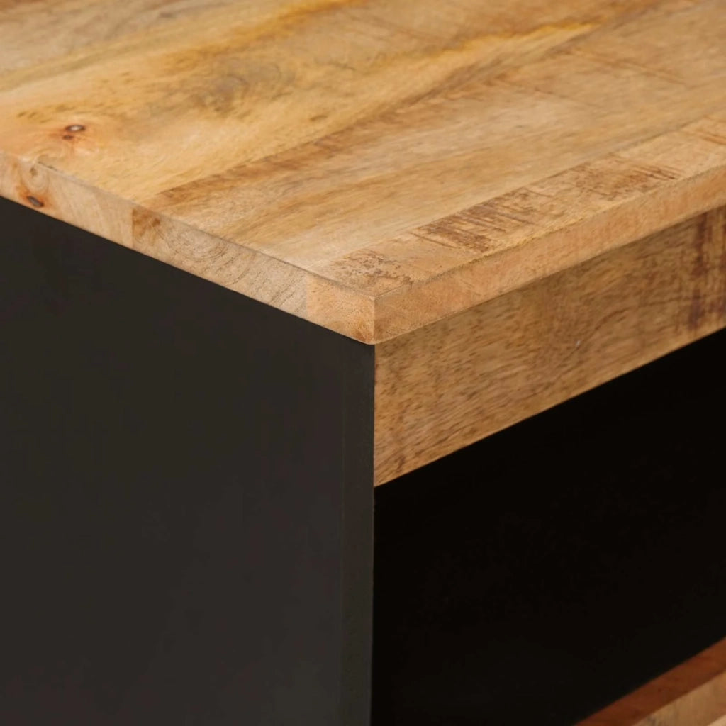 Mobile laterale Marrone 60 x 33 x 75 cm Legno di mango massello 4018321