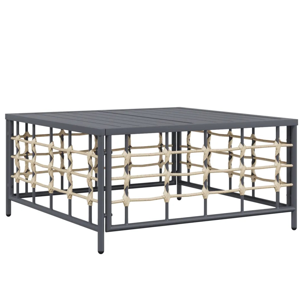 Set Divani da Giardino 6 pz con Cuscini Antracite in Polyrattan 3186753