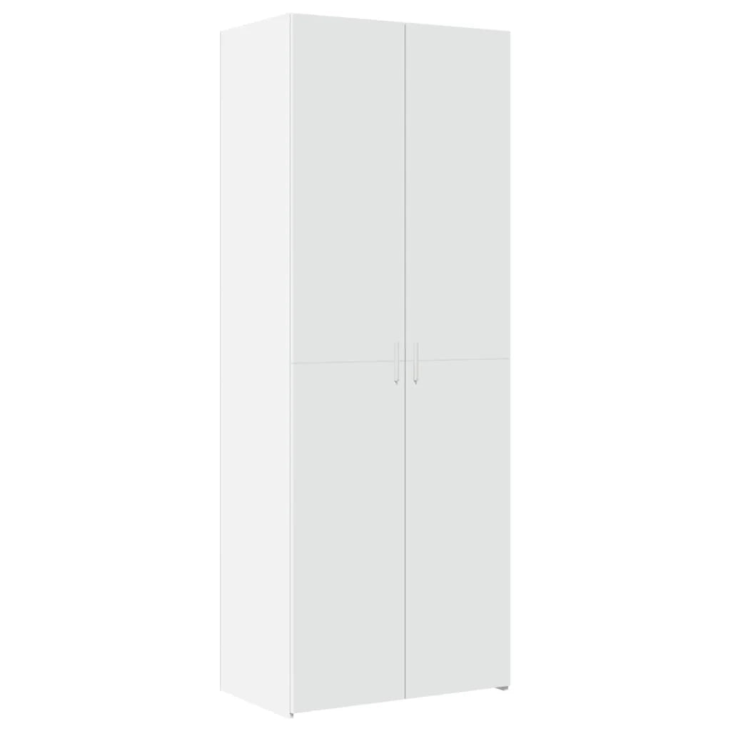 Buffet credenza cassettiera mobiletto mobile contenitore organizer cucina soggiorno salotto alto 70 x 42,5 x 185 cm legno ingegnerizzato bianco 02_0032768