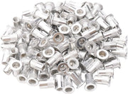 100 pezzi di viti M5 in alluminio con testa a coda di rondine - 5 mm - resistenti all'usura e all'ossidazione - con fili interni - compatibili con dispositivi di fissaggio