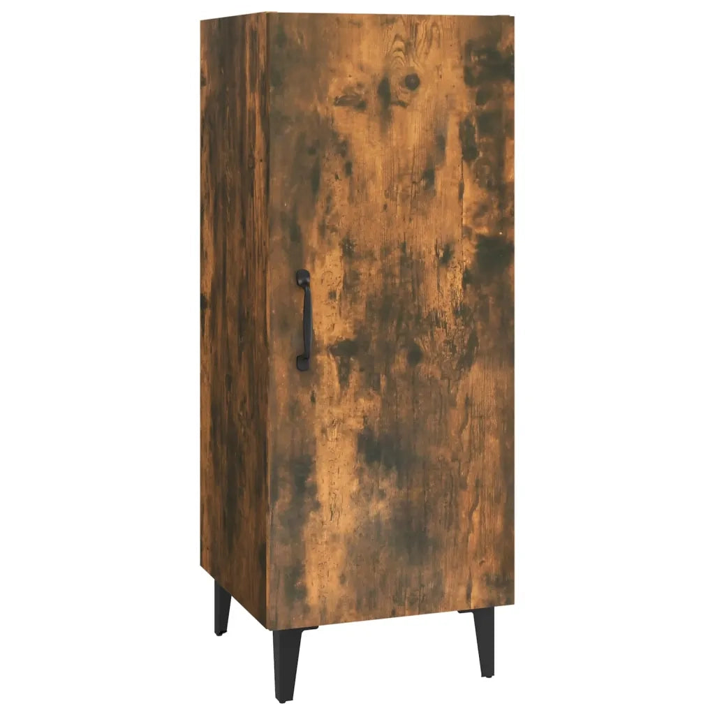 Credenza Rovere Fumo 34,5x34x90 cm in Legno Multistrato 817405