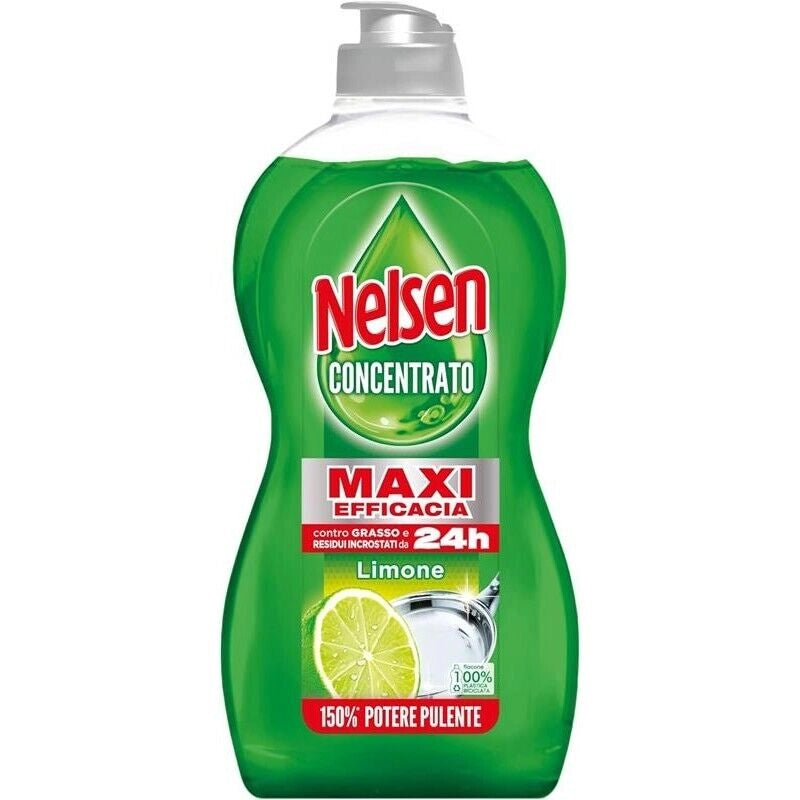 NELSEN DETERGENTE PER PIATTI CONCENTRATO DA 450ML FORMULA LIMONE