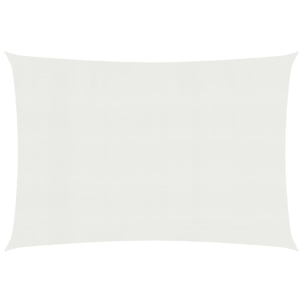 Vela ombreggiante/ombrellone HDPE 160 g/m² 2,5 x 3 m bianco 02_0008999