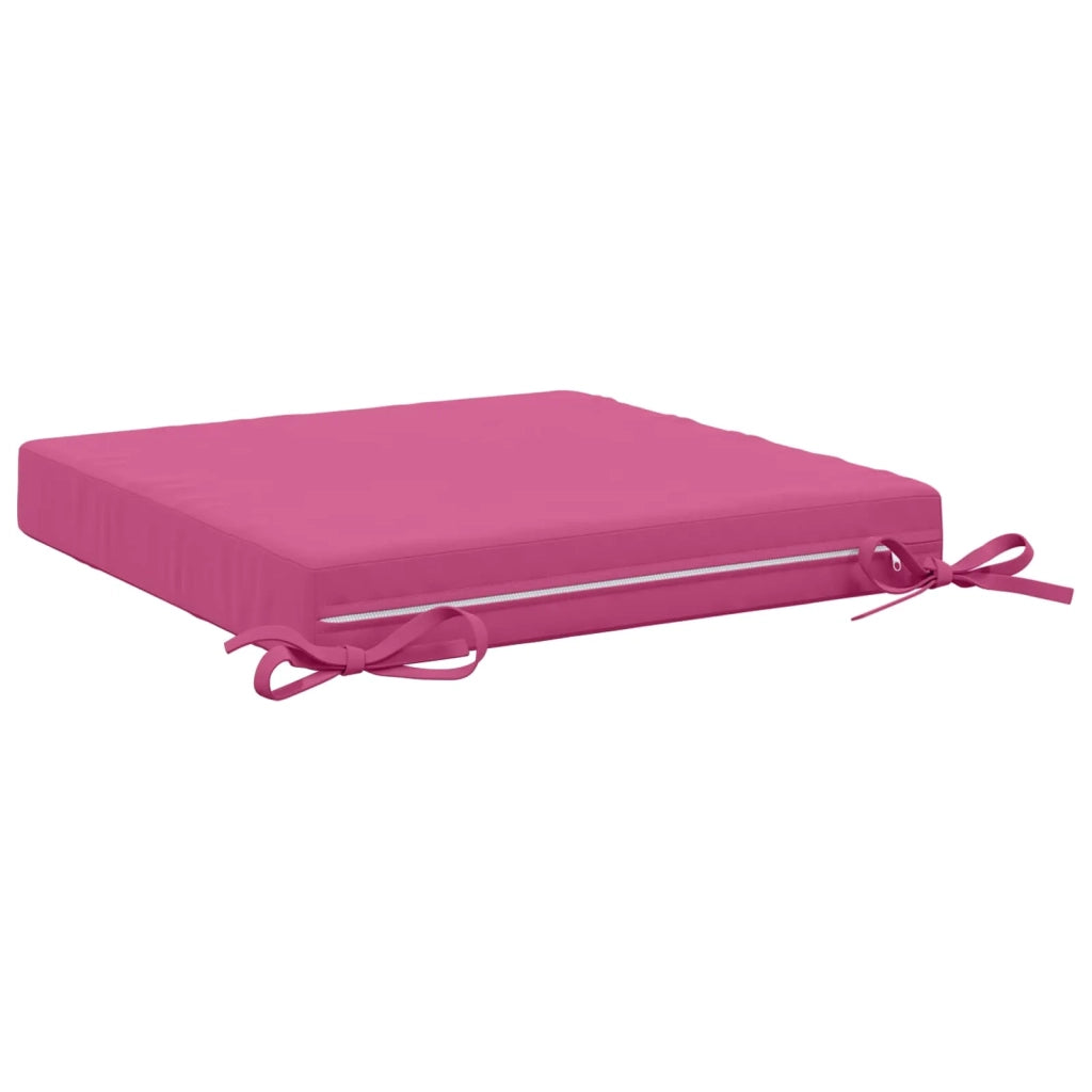 Cuscini per Sedia in 4 Pezzi SOEST 4 pz 100% Poliestere Rosa 944493