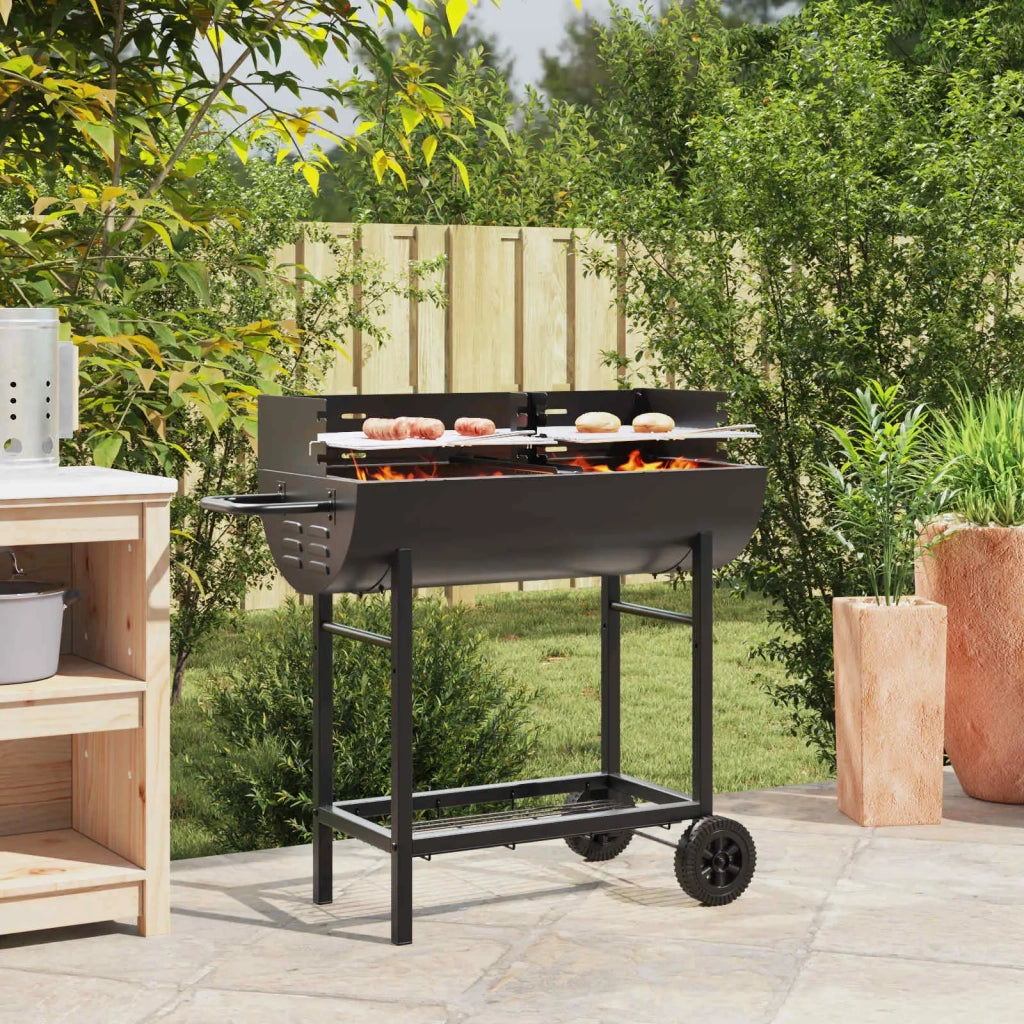 griglia a carbone 96,5 x 42,5 x 88,5 cm Nero CFW2597533