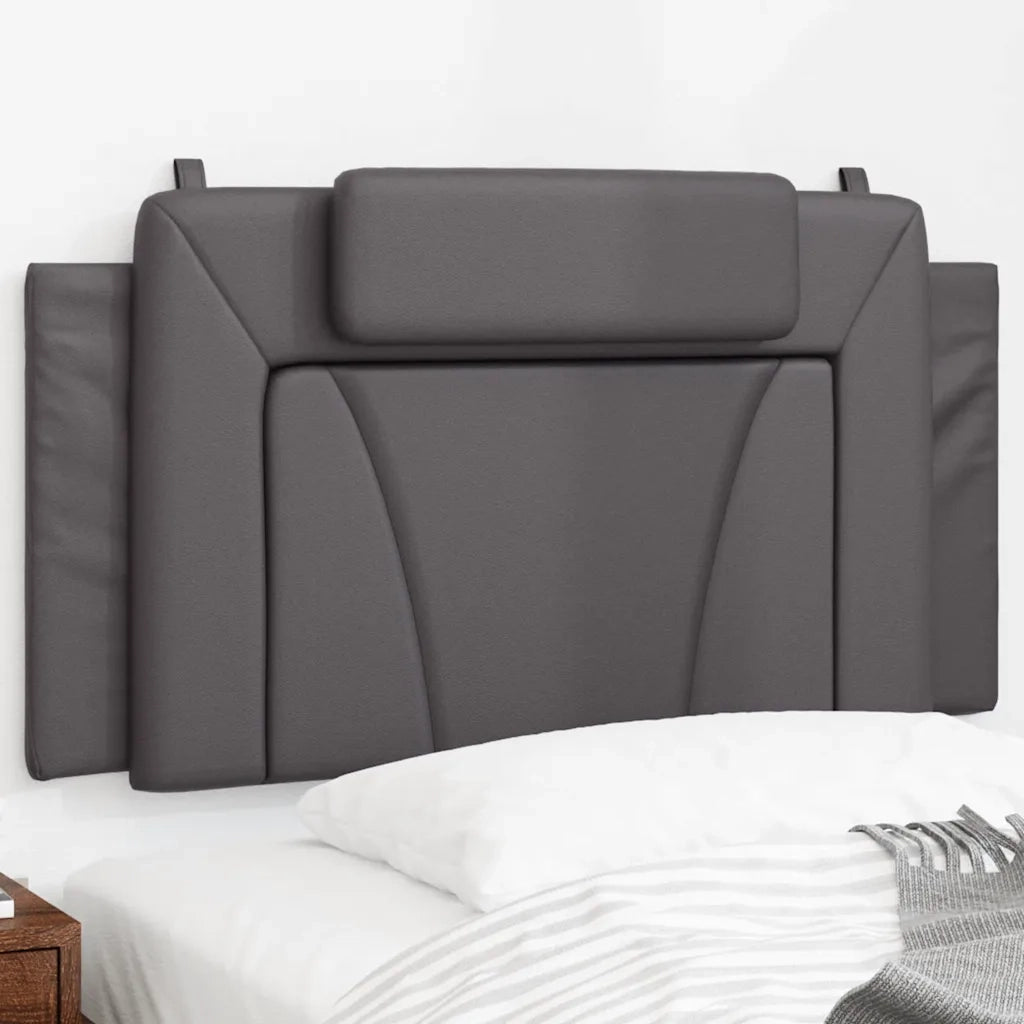 Cuscino Testiera Viana Grigio 100 cm in Similpelle CFW9780014