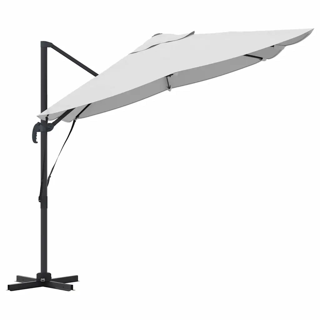 Ombrellone Sabbia 351 x 250 x 260 cm Poliestere e Alluminio 42003343