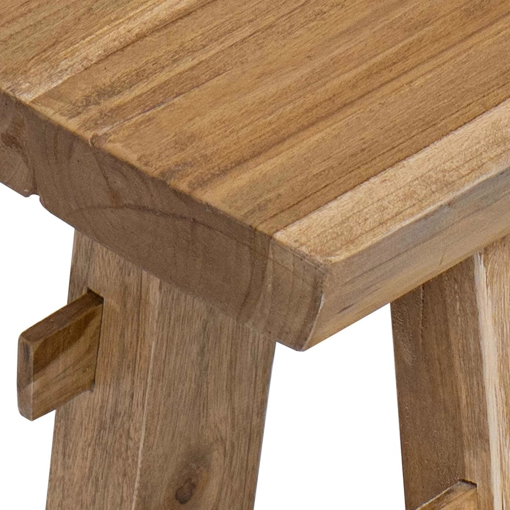 panchina Naturale 100 x 29 x 43,5 cm Legno di teak solido 42007498