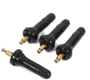 Sensore di Pressione dei Pneumatici - 4 Pezzi - Valvola di Scarico/Pompa di Gomma - Valvola di Risorso - Adatto per Modelli di Alta Gamma - Lunghezza Totale 6 cm