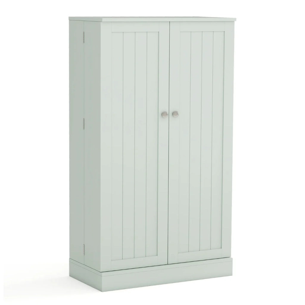 Mobile contenitore 59 x 30 x 104 cm grande capacità di stoccaggio design scandinavo MDF verde 20_0017057