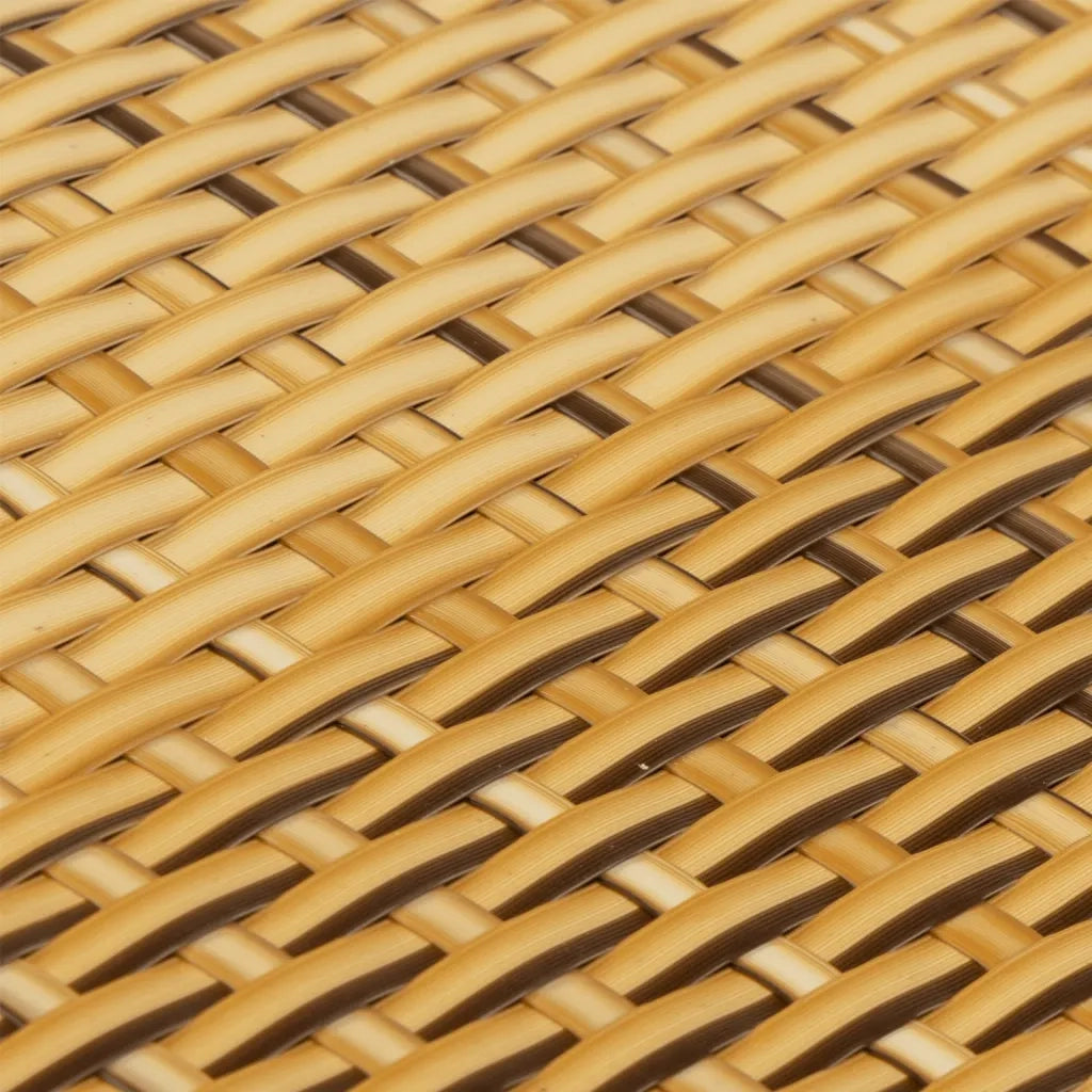 Schermo da balcone | Paravento da Balcone Marrone Chiaro 500x90 cm in Polyrattan