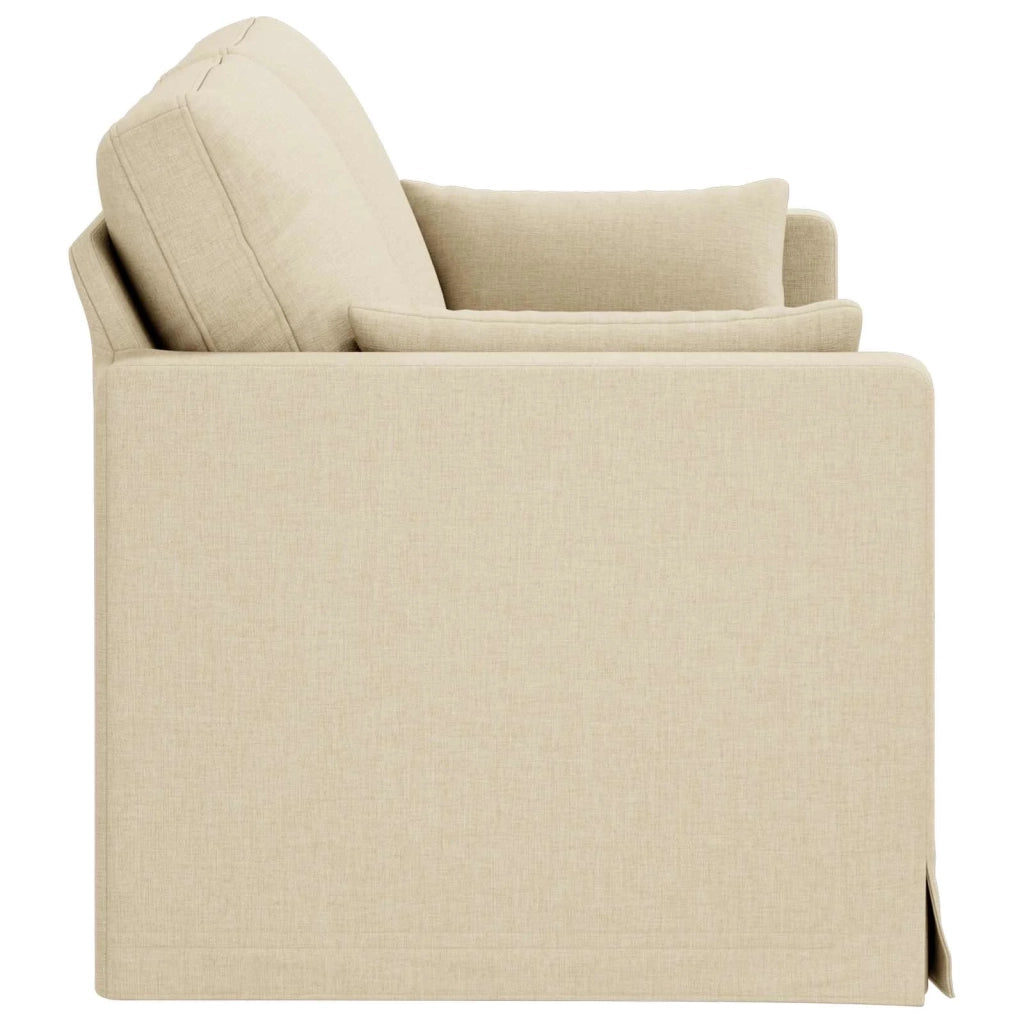 Divano | Divano da soggiorno | Sofa Crema 158 x 78 x 80 cm Tessuto