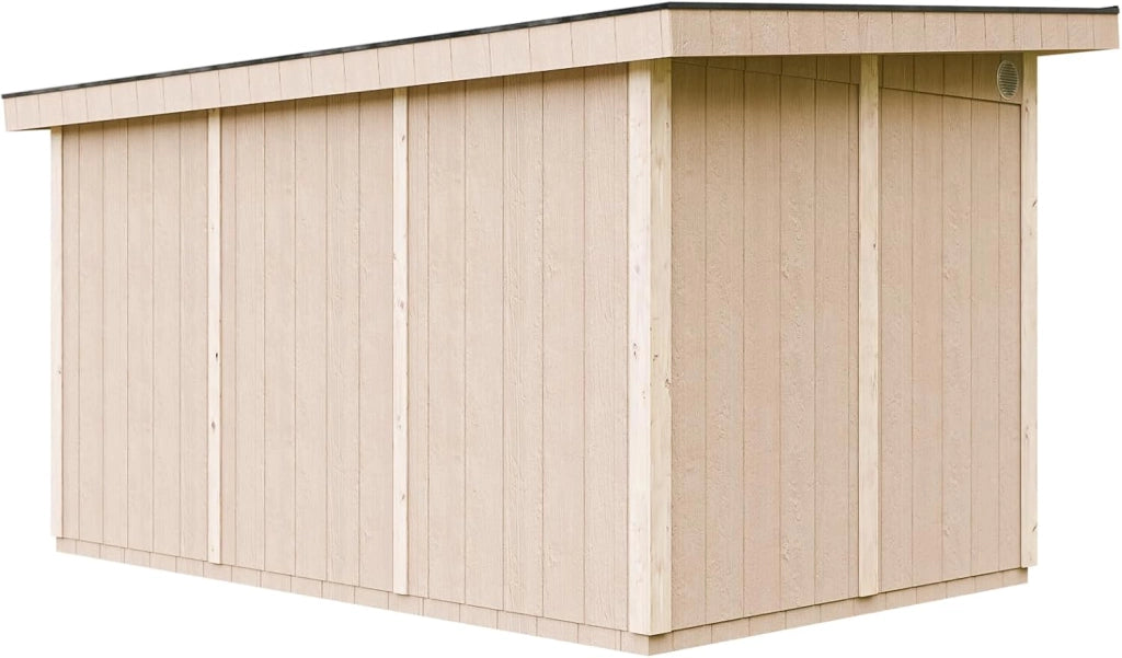 Casetta da Giardino di QUALIT? PREMIUM 8,7m?²-L412xW279cm - TIMBELA M904A