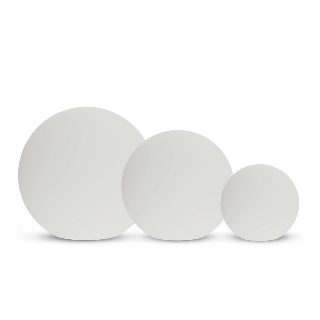 Lampada giardino sfera bianca 30cm E27 IP44 Eko-Light