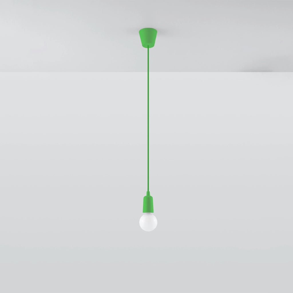 Lampada a sospensione DIEGO 1 verde