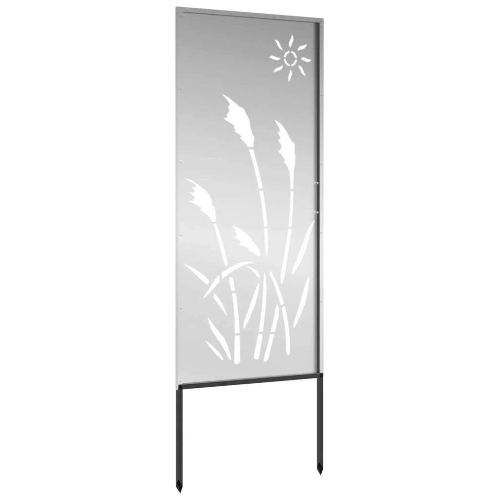 Schermo per privacy in giardino Traforo Argento 50 x 140 cm 876278